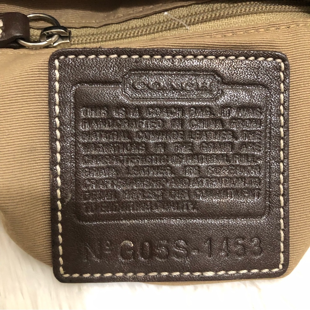 COACH Vintage soho Slim Duffle leather shoulder bag #1453 - Picture 11 of 14